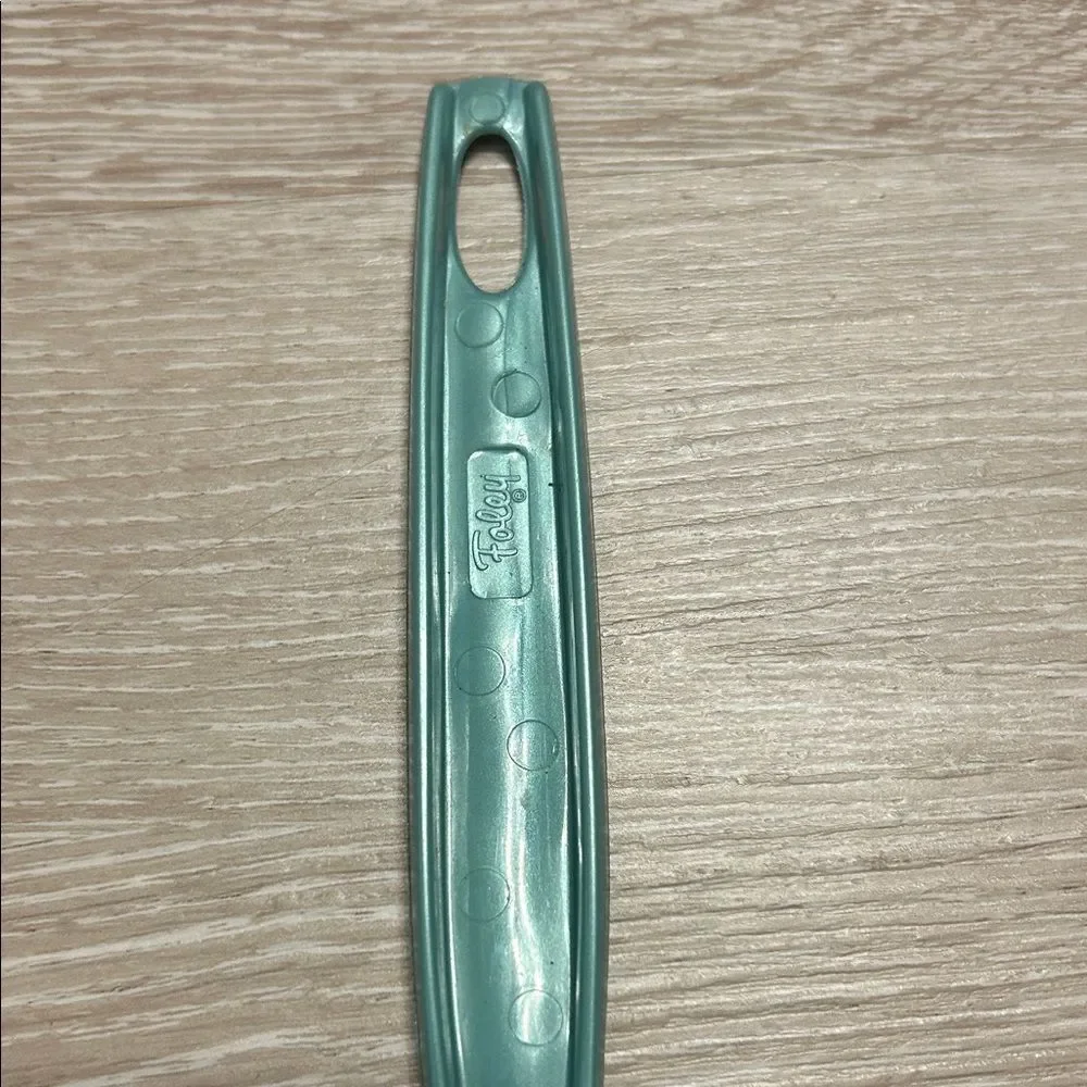 Foley Vintage Metallic Teal Slotted Kitchen Spoon